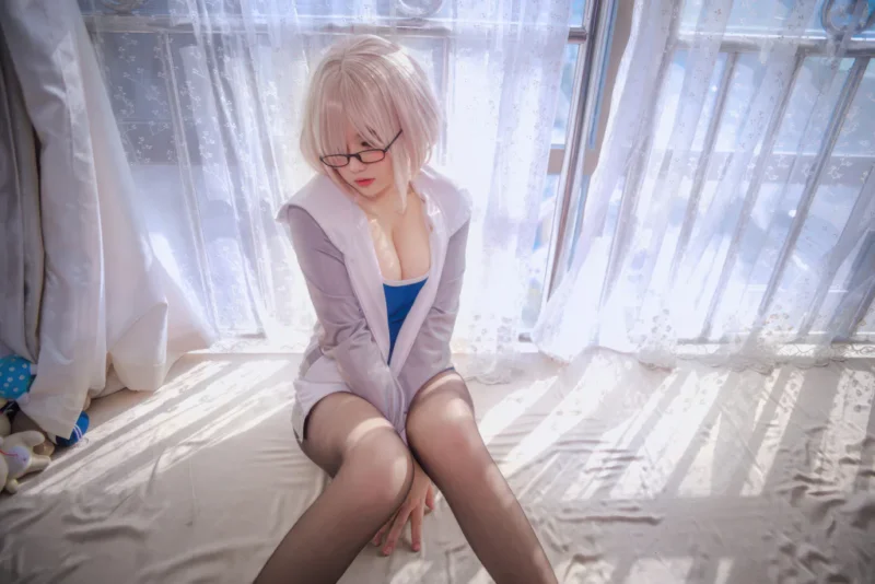 阿半今天很开心 NO.042 - FGO 玛修 同人体操服[20P/162MB]-无料摄影圈