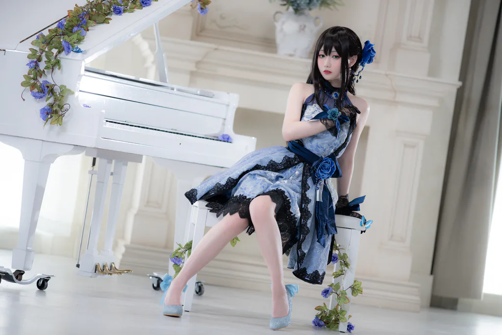 小木曾AYA NO.005 – 偶像大师 涩谷凛 礼服[13P/64MB]插图3