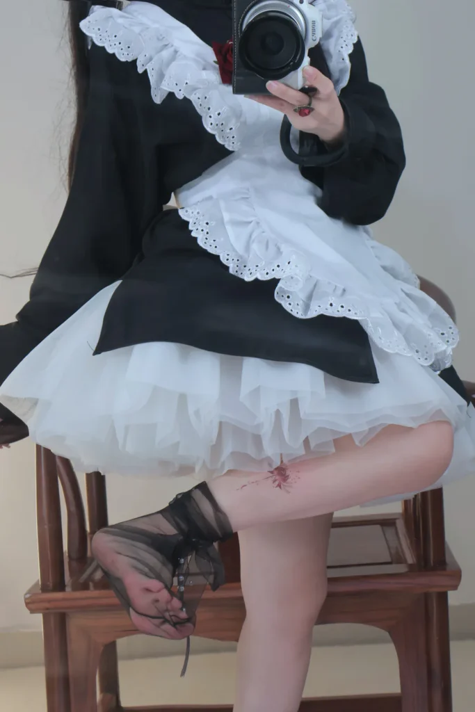 小羊蛋卷 015 黑色中华娘[10P/73M]插图2