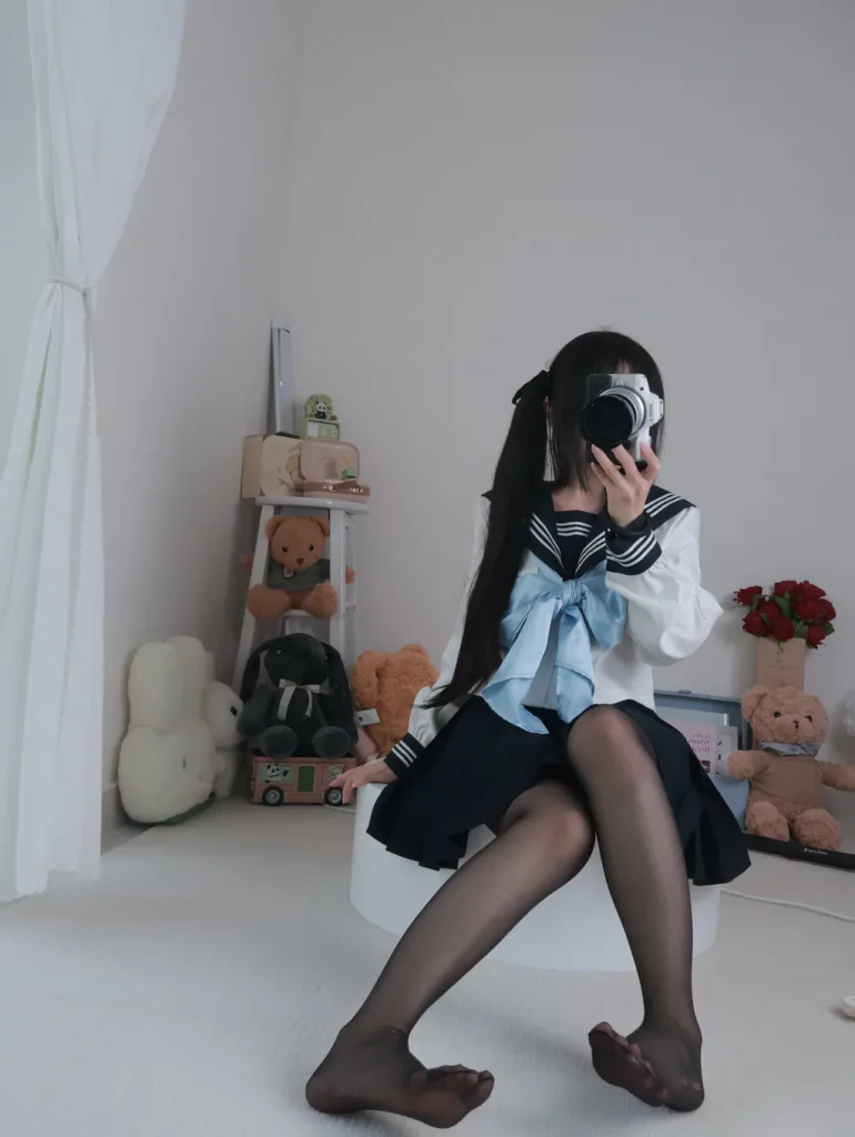 小羊蛋卷 016 黑丝水手[10P/61M]插图1