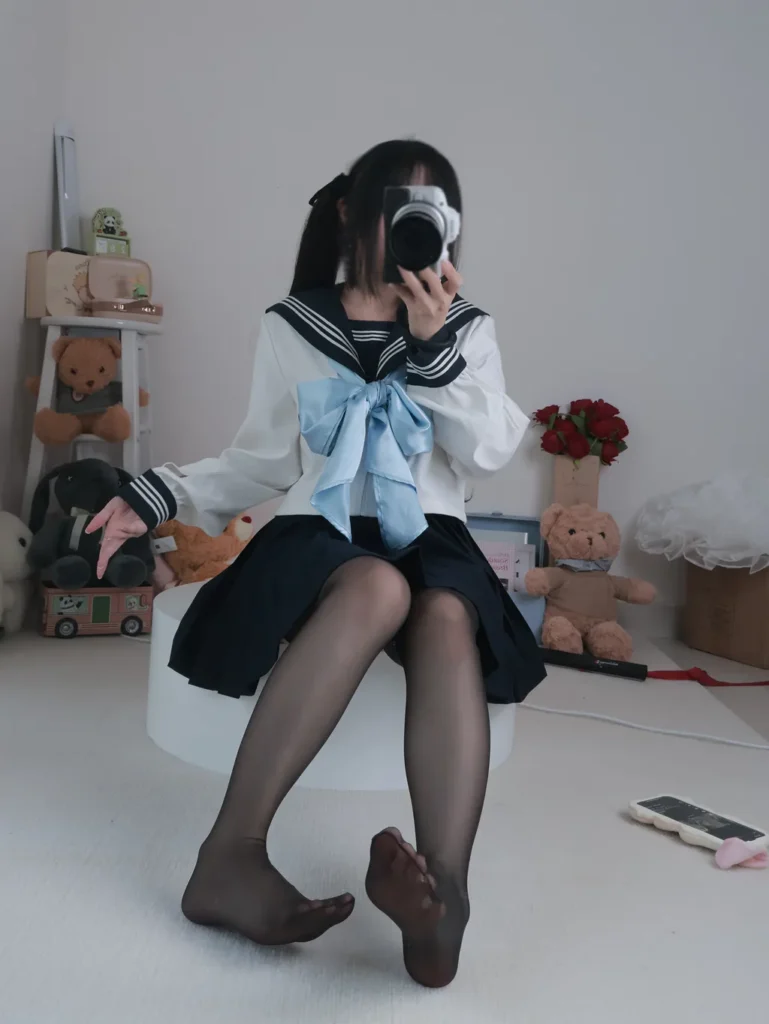 小羊蛋卷 016 黑丝水手[10P/61M]插图2