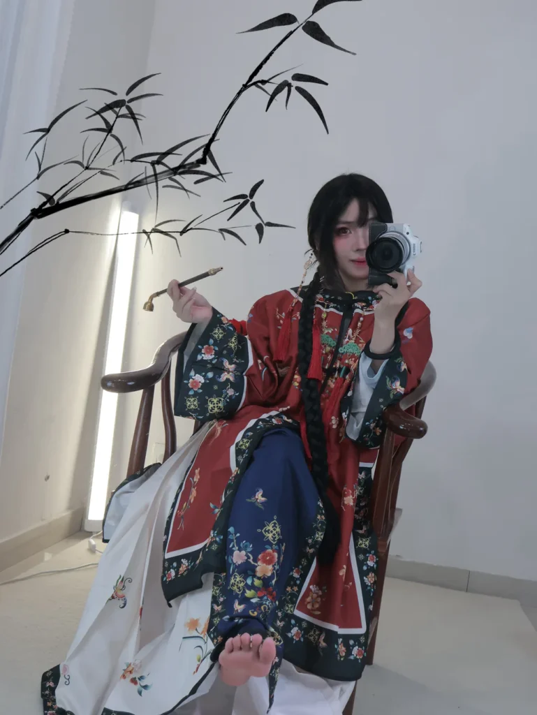 小羊蛋卷 017 红白清汉女[13P/88M]插图1