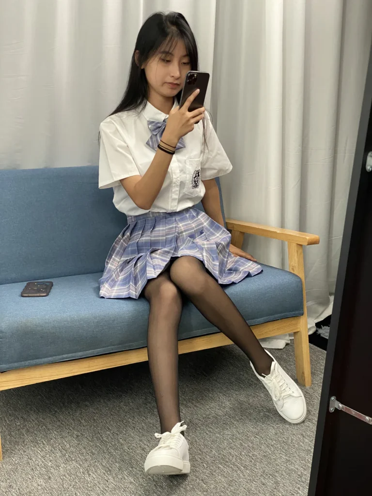 三禾摄影 NO.063 JK套装 黑丝[150P/1V/1.19GB]插图