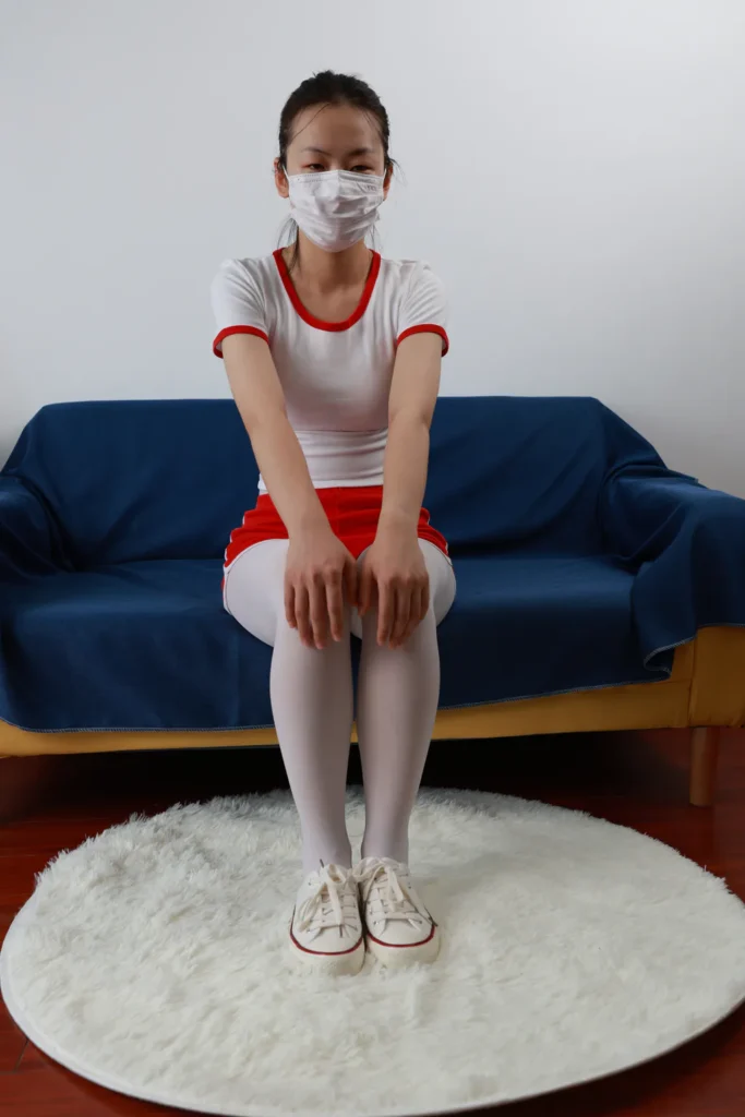 三禾摄影 NO.068 体操服 白裤袜 帆布鞋[193P/2V/2.36GB]插图1