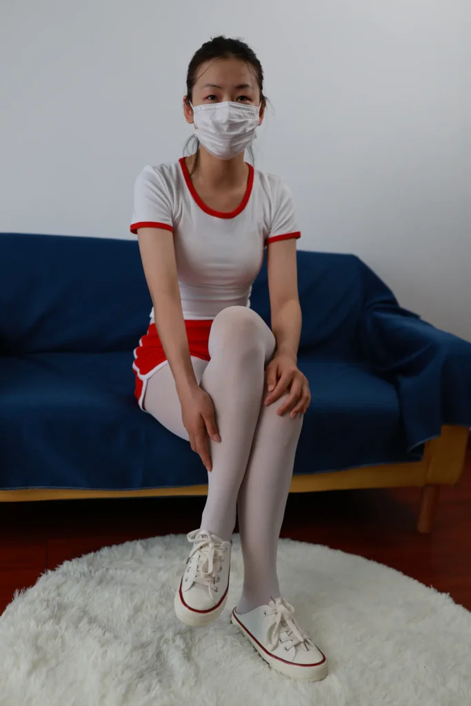 三禾摄影 NO.068 体操服 白裤袜 帆布鞋[193P/2V/2.36GB]插图2