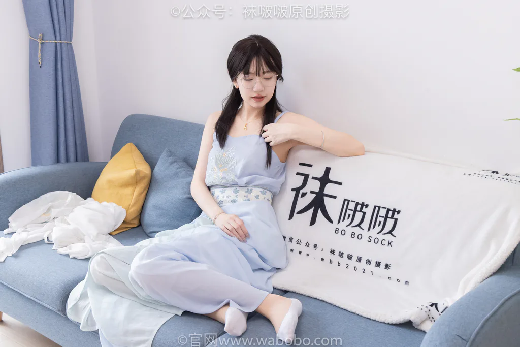[BoBoSocks袜啵啵]NO.643 小甜豆-汉服、白船袜、薄肉丝、裸足[164P/1V/6.66GB]插图3