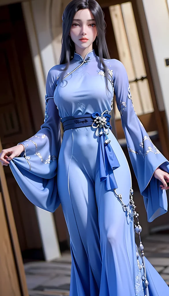 AI绘画 990 完美世界-重瞳女[27P/306M]插图2