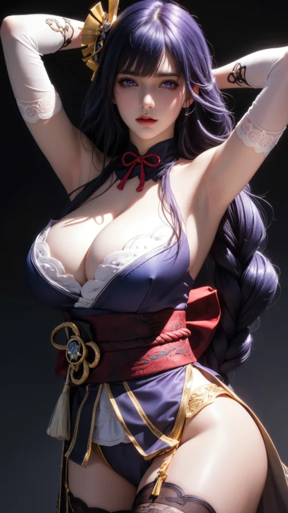 AI绘画 1001 雷电将军-AI女神[56P/538M]插图3