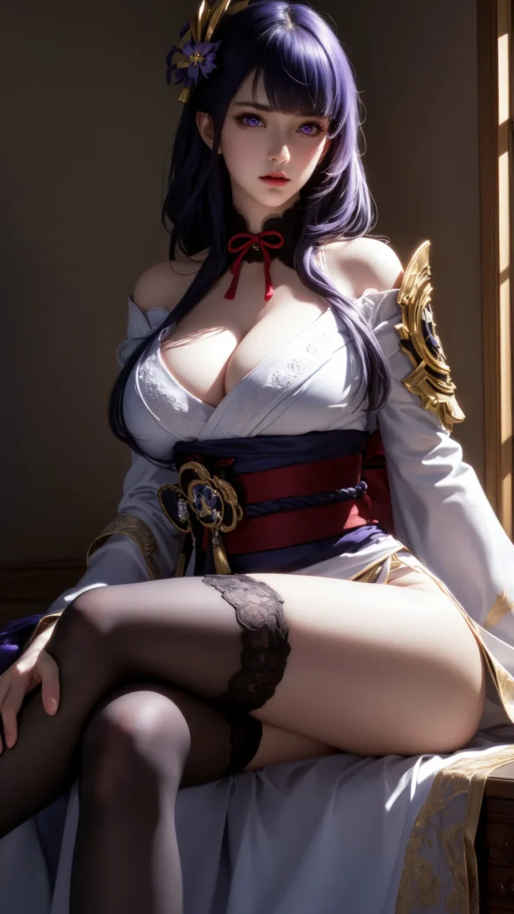 AI绘画 1001 雷电将军-AI女神[56P/538M]插图