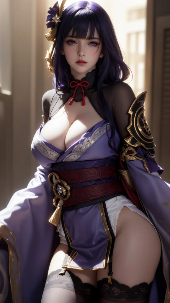 AI绘画 1001 雷电将军-AI女神[56P/538M]插图2