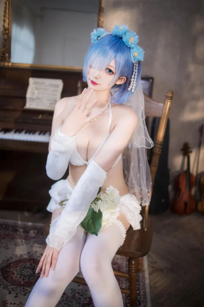 封疆疆v NO.079 – 蕾姆花嫁[26P/118MB]插图3