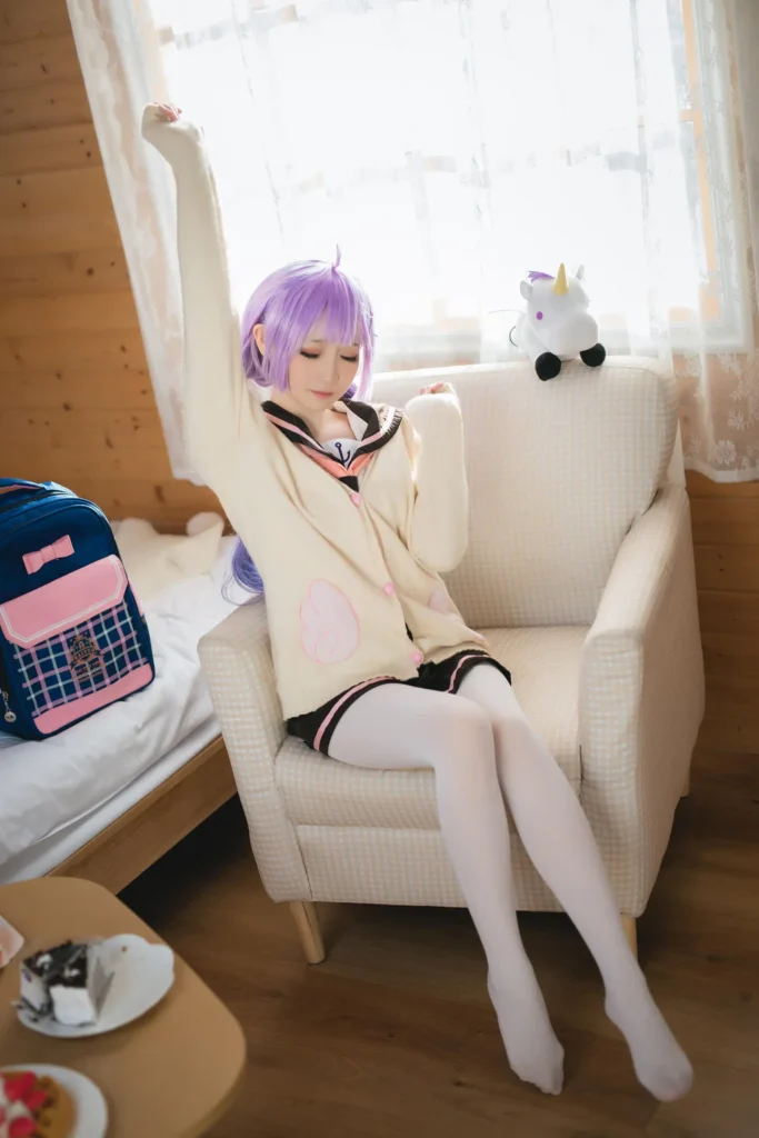 焖焖碳 NO.056 – 碧蓝航线 独角兽 JK制服[21P/53MB]插图