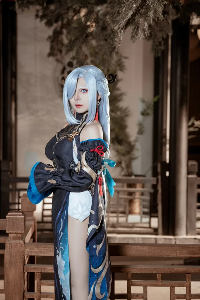 虎森森 NO.049 – 原神 申鹤 冷花幽露[35P/291MB]插图3