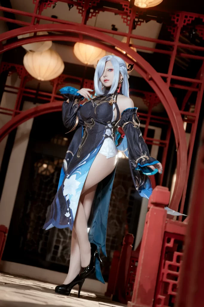 虎森森 NO.049 – 原神 申鹤 冷花幽露[35P/291MB]插图1