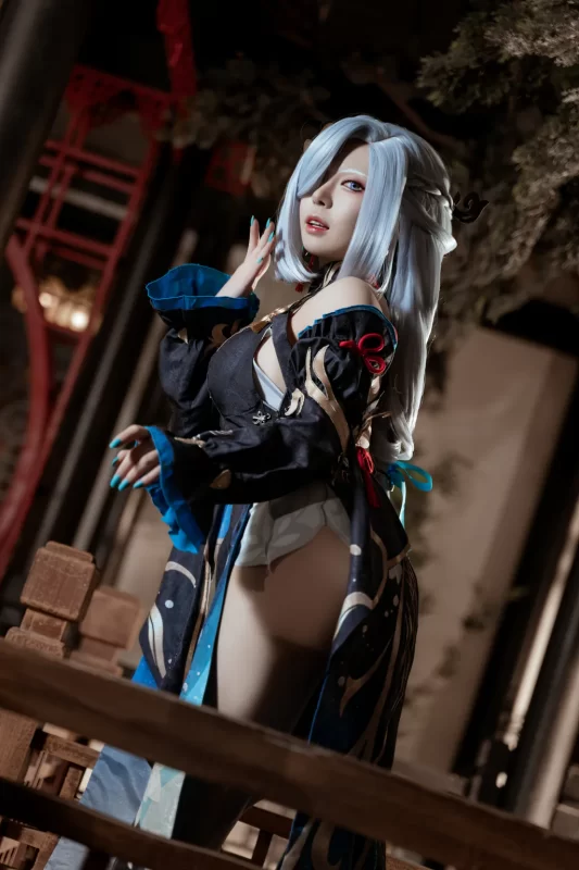 虎森森 NO.049 - 原神 申鹤 冷花幽露[35P/291MB]-无料摄影圈