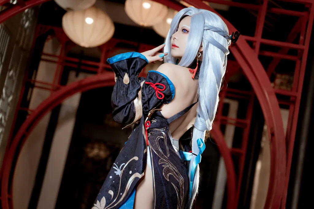 虎森森 NO.049 – 原神 申鹤 冷花幽露[35P/291MB]插图2