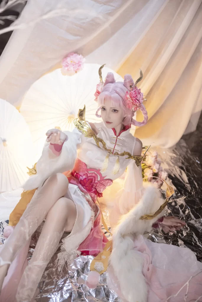 花兮_honoka NO.016 – 王者荣耀 嫦娥 拒霜思[14P/136MB]插图3