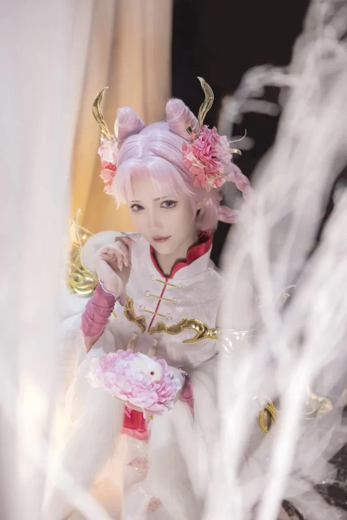 花兮_honoka NO.016 – 王者荣耀 嫦娥 拒霜思[14P/136MB]插图1