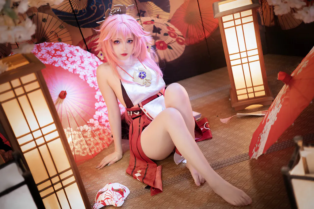 雪晴Astra NO.084 – 原神 八重神子[60P/2V/1.67GB]插图3