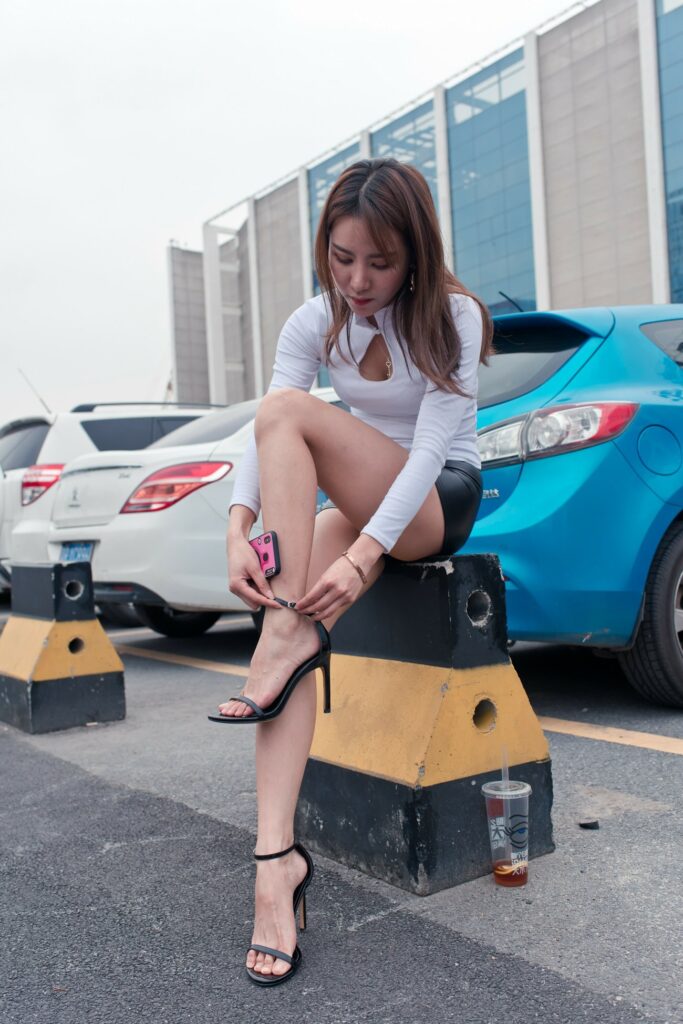 精选街拍 No.476 极品长腿性感一字带凉高（三） [70P/113M]插图1