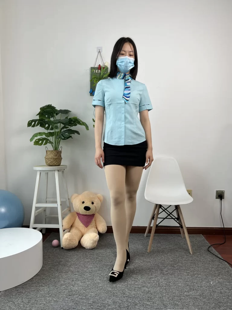 三禾摄影 NO.076 空姐制服 肉丝高跟[216P]插图1