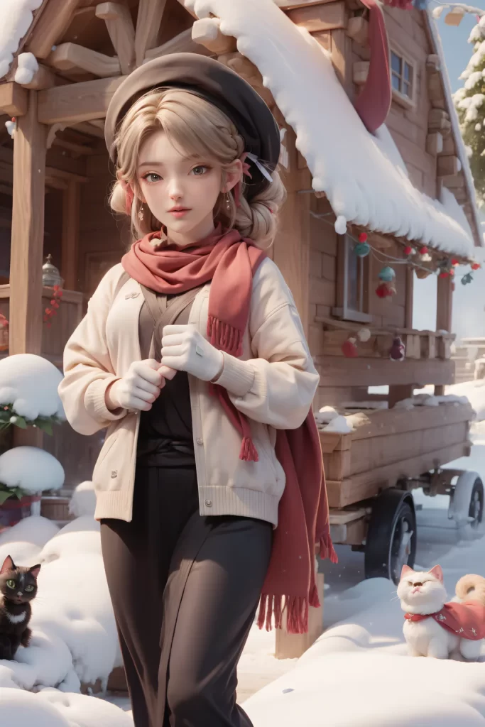 AI绘画 1086 完美世界-火灵儿[80P/520M]插图