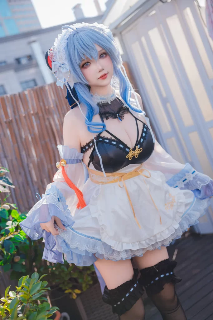 雪晴Astra NO.085 – 原神 甘雨女仆[31P/1V/763MB]插图