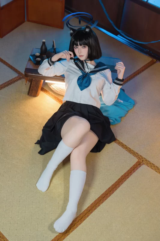 屿鱼 NO.062 - 蔚蓝档案 桐生桔梗[53P/553MB]-无料摄影圈