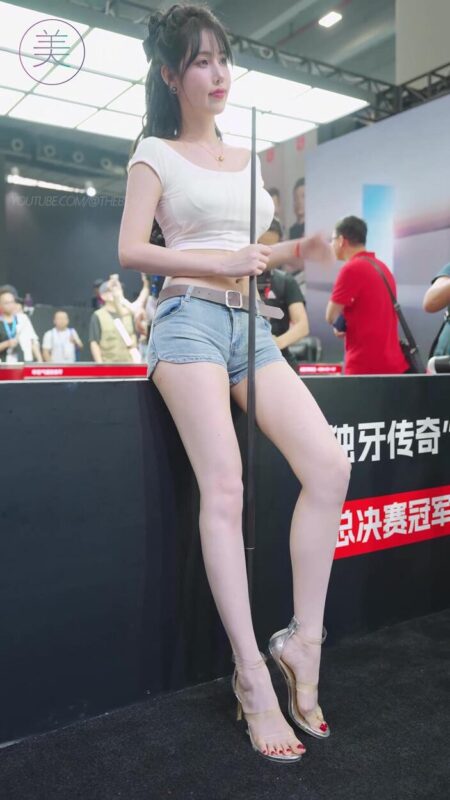 NO.1073 2024 广州国际台球展车模网红随拍 04[1V/478MB]-无料摄影圈