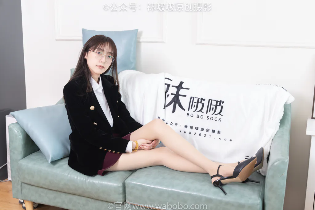 [BoBoSocks袜啵啵]NO.686 稚予-ol制服、高跟鞋、薄肉丝[158P/1V/8.82GB]插图2