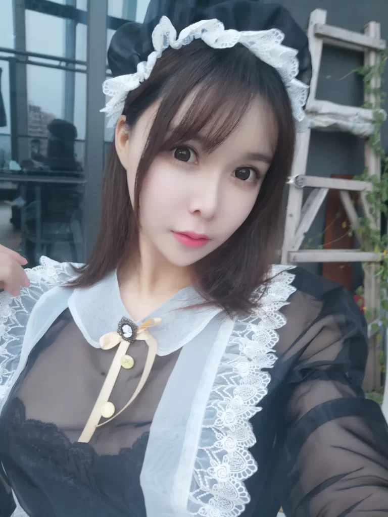亚马逊鲶鱼 NO.024 – 黑色透明女仆[33P/192MB]插图3