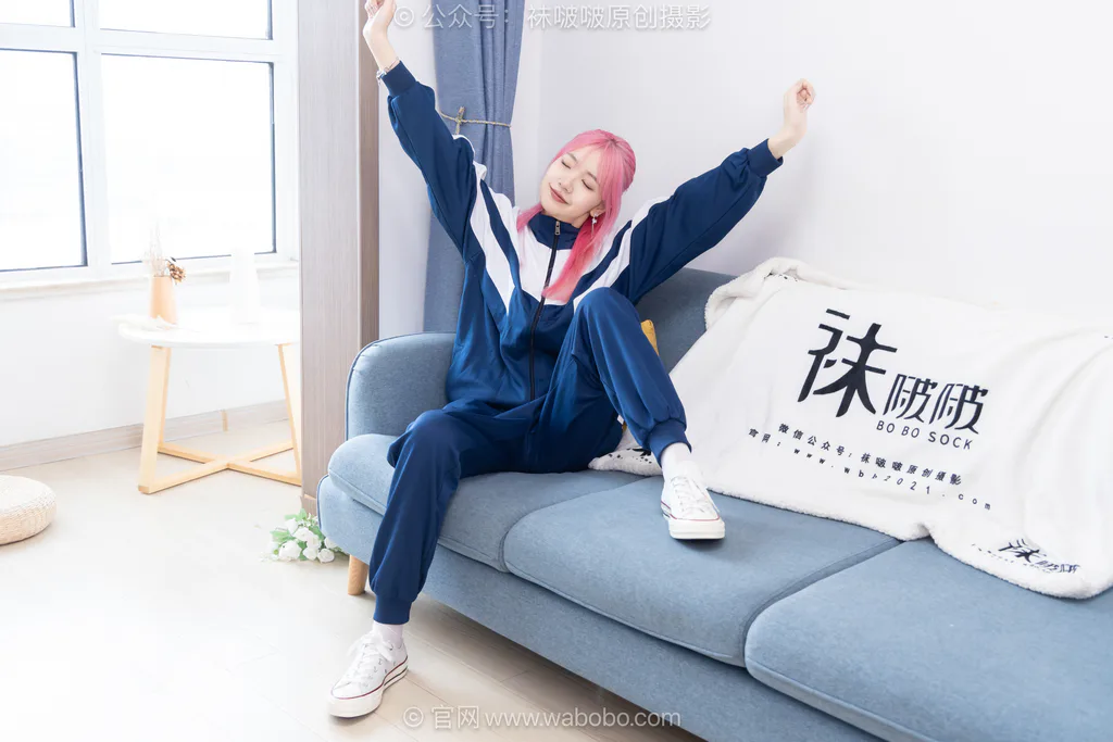 [BoBoSocks袜啵啵]NO.697 小甜豆-帆布鞋、短款厚白丝、校服[153P/1V/5.77GB]插图2
