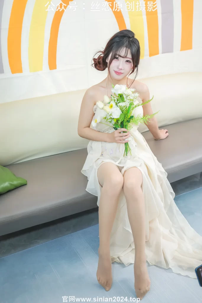 丝恋摄影 NO.060 小梦-白色公主裙 粉色高跟鞋 厚肉丝袜[277P/1V/3.97GB]插图