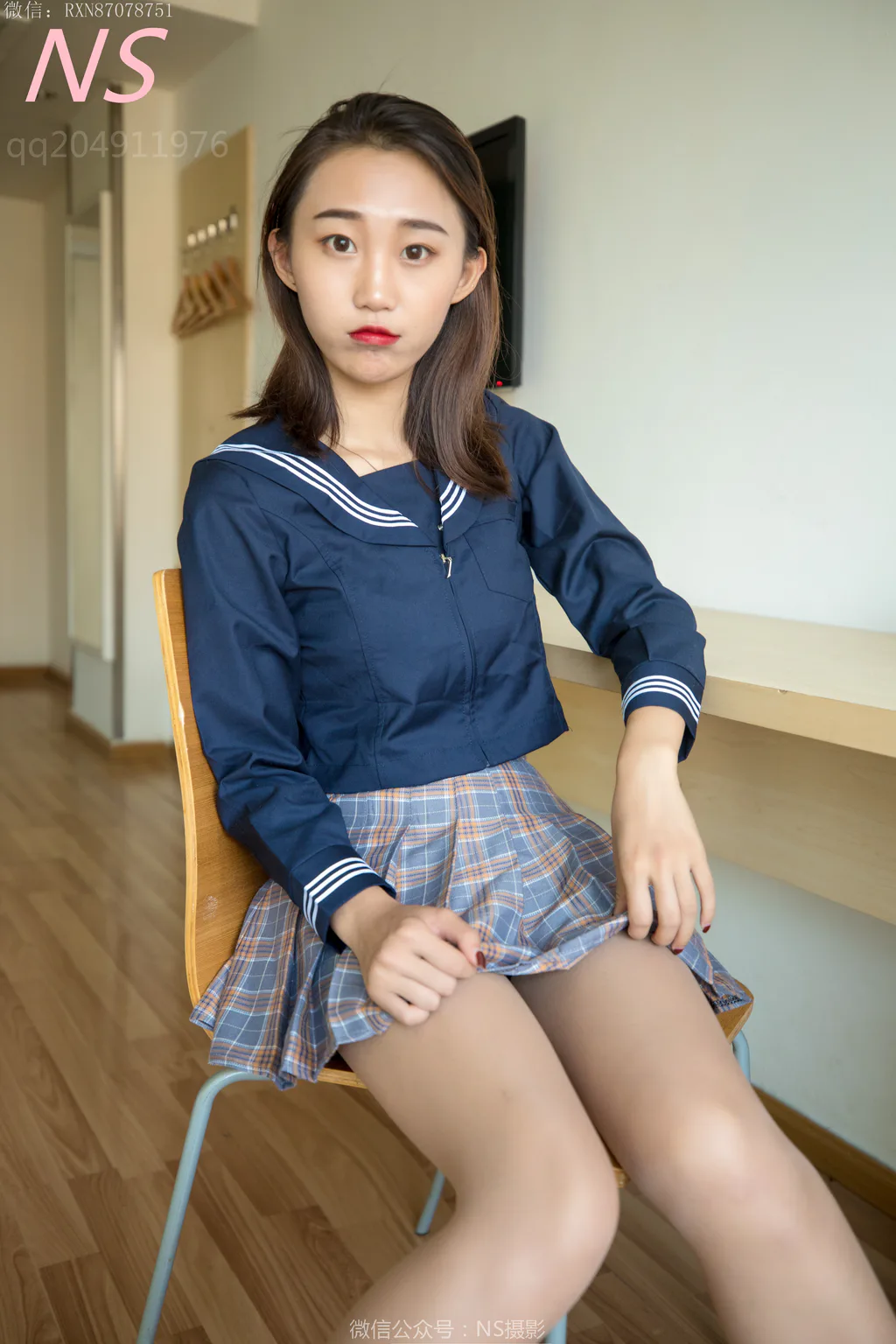 [纳丝摄影]0144 婉文 学前丝袜美腿[64P/1V/1.10GB]插图1
