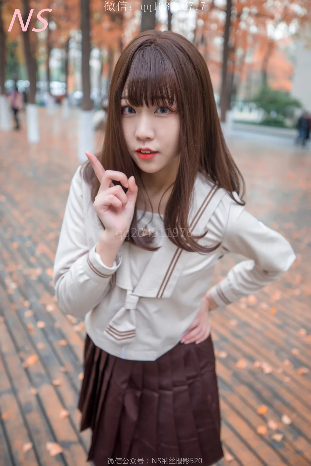 [纳丝摄影]0153 枫之少女 白丝肉丝萌萌哒的枫[93P/1V/1.44GB]插图1