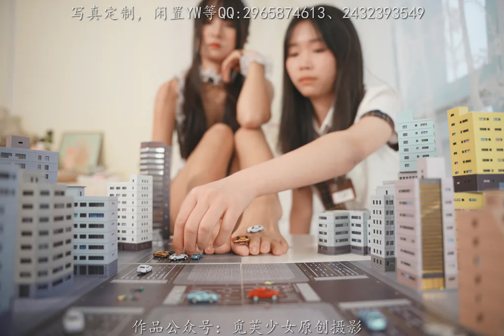 [觅芙少女]NO.155 娜娜 x 敏敏-梦境误入小人国，化身巨人少女[126P/1V/1.24GB]插图3