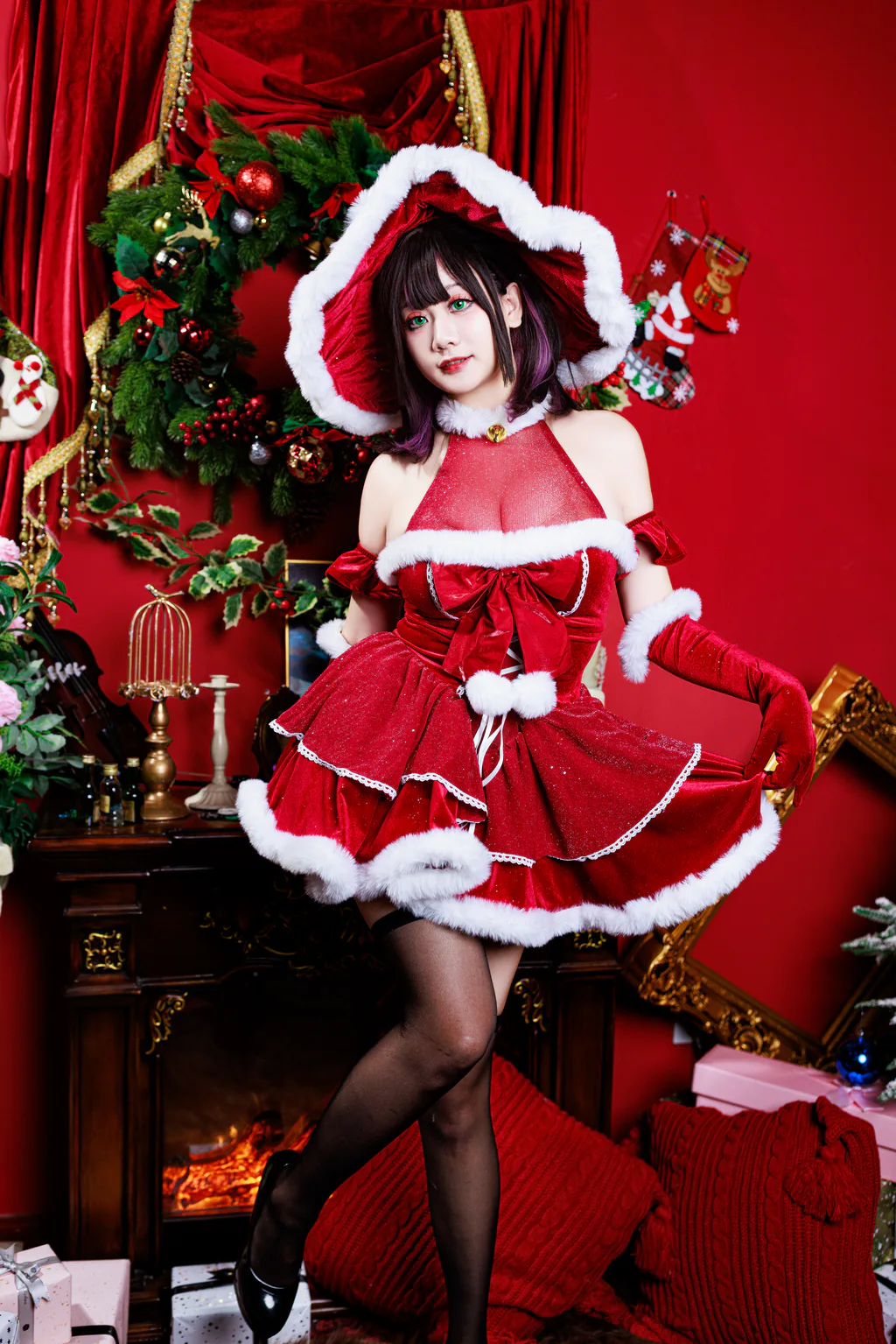 阿雪雪 – 圣诞魔女[23P/383MB]插图1