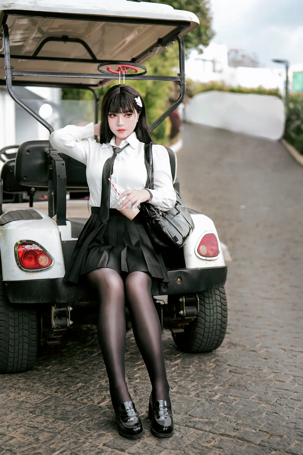 半半子 NO.085 – 蔚蓝档案 调月莉音 制服x竞泳[64P/5V/634MB]插图1