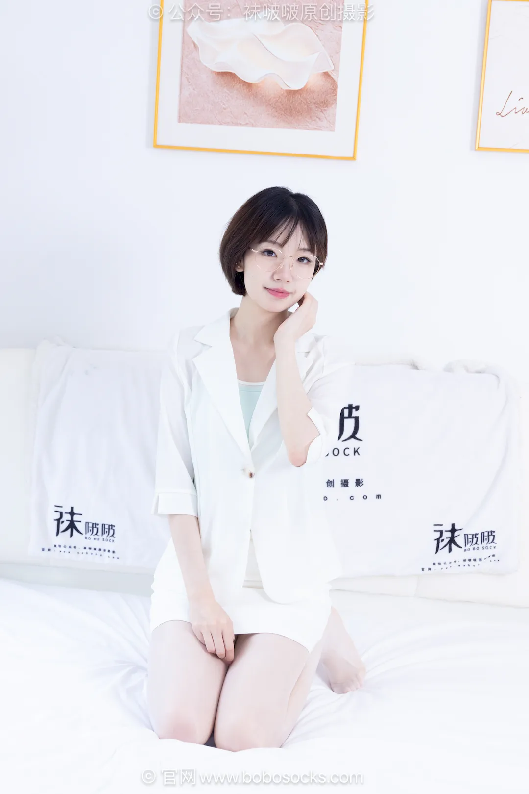 [BoBoSocks袜啵啵]NO.763 小甜豆-高跟鞋、油亮薄白丝、ol制服[141P/1V/5.28GB]-无料摄影圈