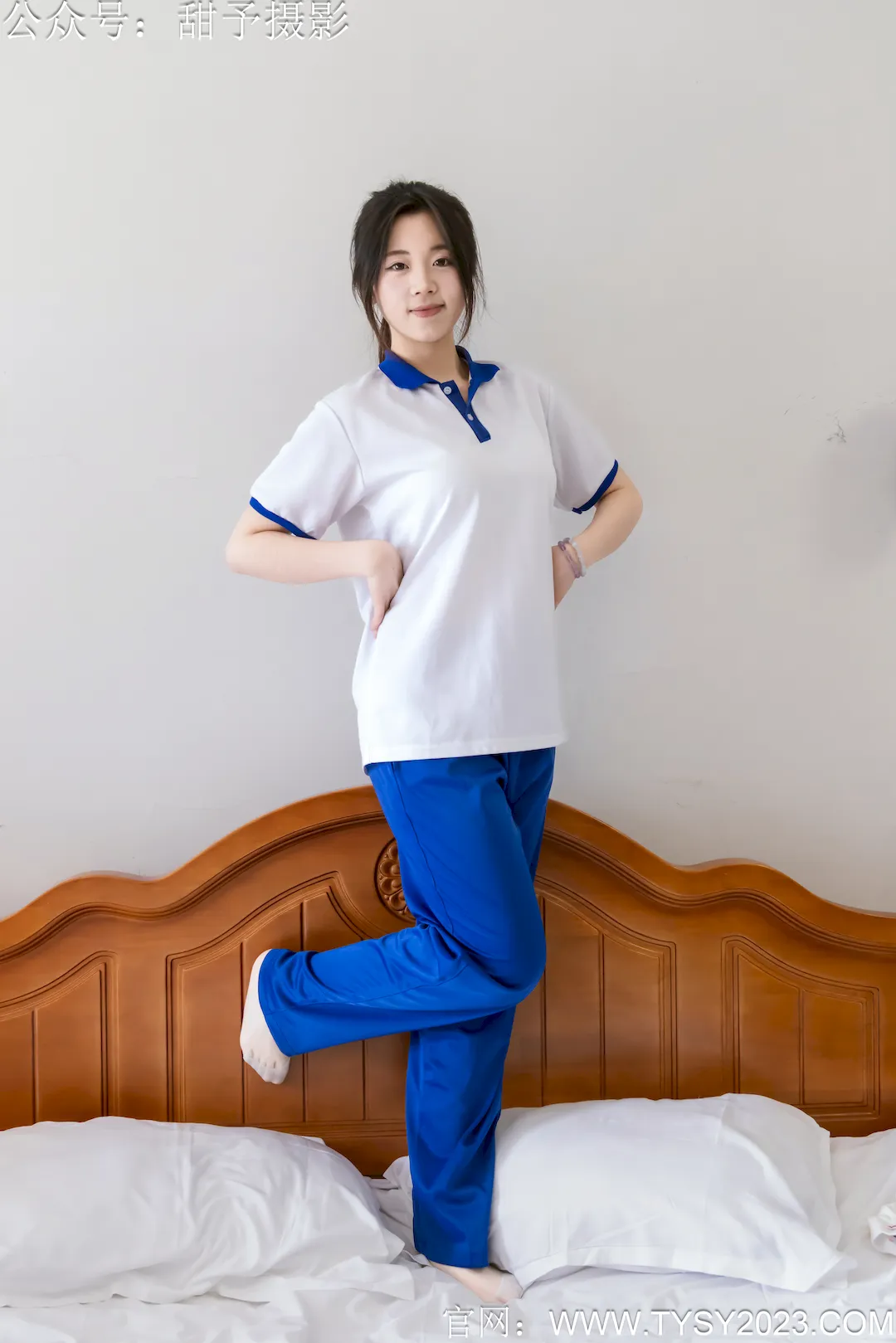 甜予摄影 NO.275 甜宝-校服、白色棉袜、肉色丝袜、小皮鞋[135P/2V/8.90GB]-无料摄影圈