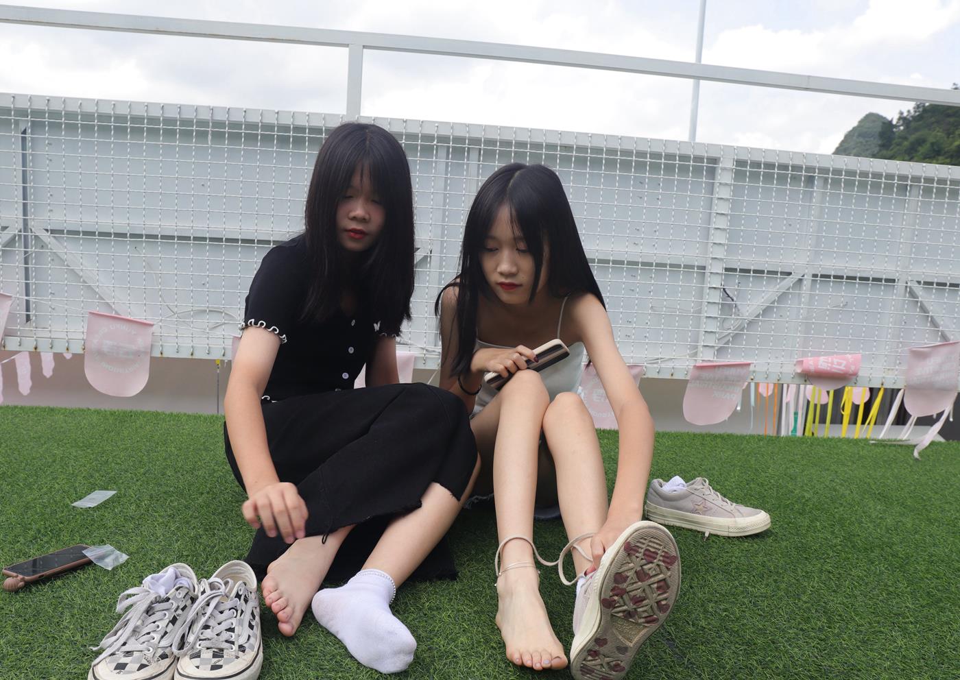 [Pary学生模拍] No.045 春暖花开，与小芳到户外拍摄美jiao [155P/295MB]插图1