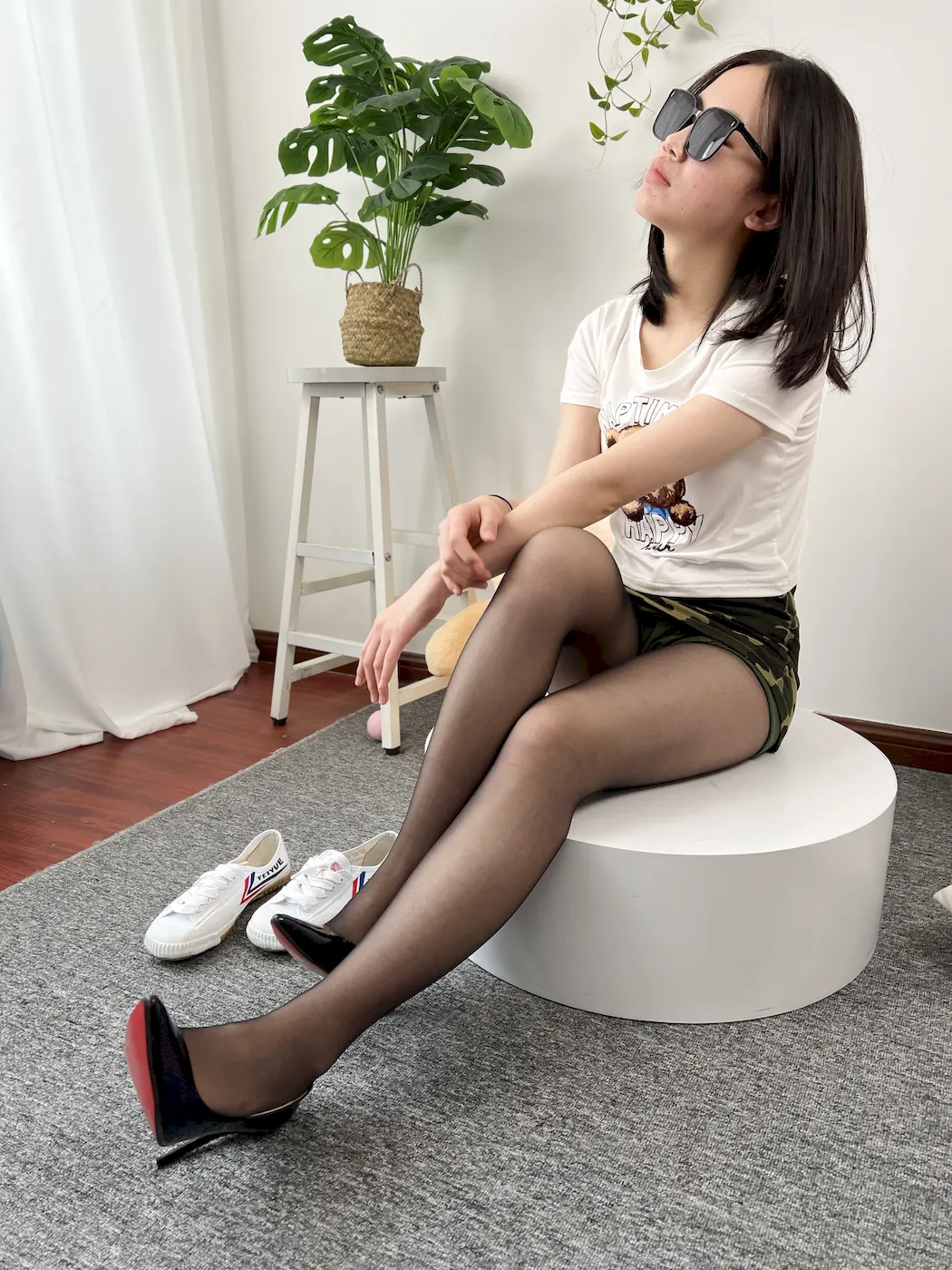 三禾摄影 NO.088 迷彩短裙 高跟[371P/1V/1.49GB]-无料摄影圈