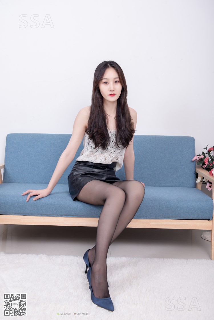 图片[1]-SSA丝社 第173期：瑶瑶 皮裙黑丝也性感 [118P/463M]-无料摄影圈