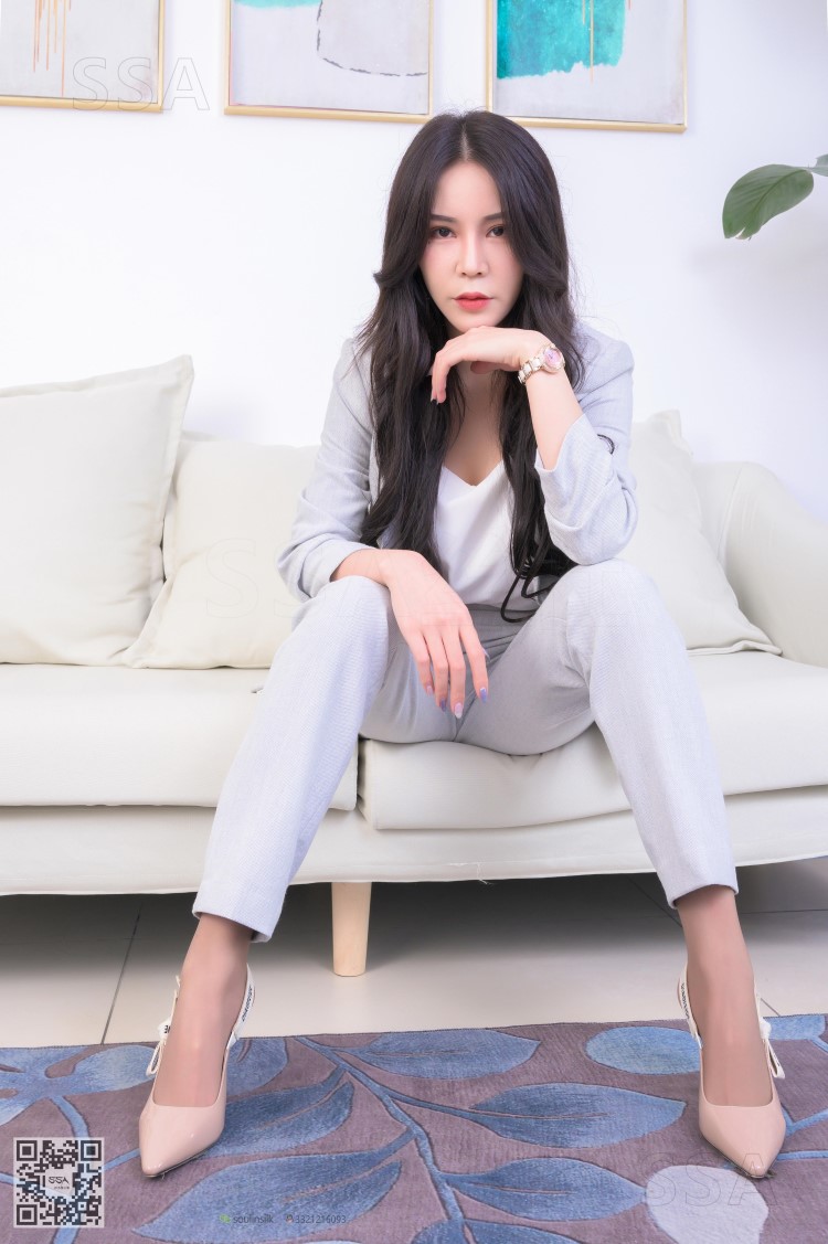 图片[1]-SSA丝社 第228期：御姐娜娜的咖啡香jio(上)[99P/106M]-无料摄影圈
