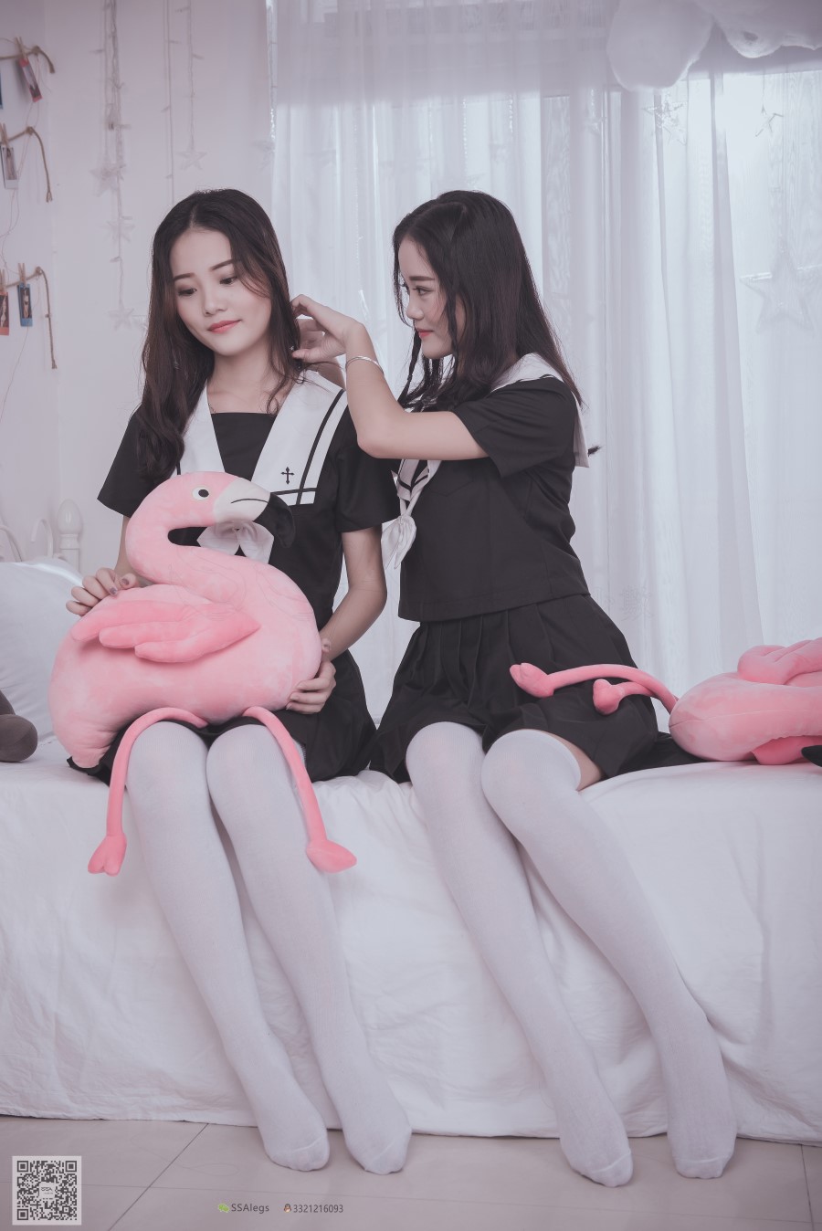 图片[2]-[SSA丝社]超清写真 NO.028 青青姐妹 姐妹花的JK情 [85P/928MB]-无料摄影圈