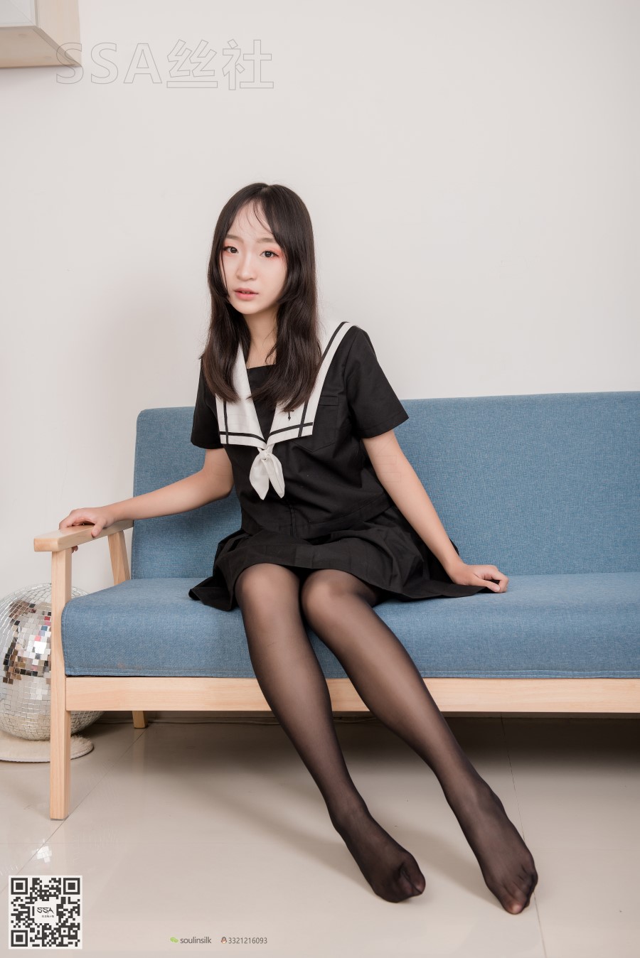 图片[2]-[SSA丝社]超清写真 NO.135 甘子 16的芳华少女长筒黑丝 [116P/1.61GB]-无料摄影圈
