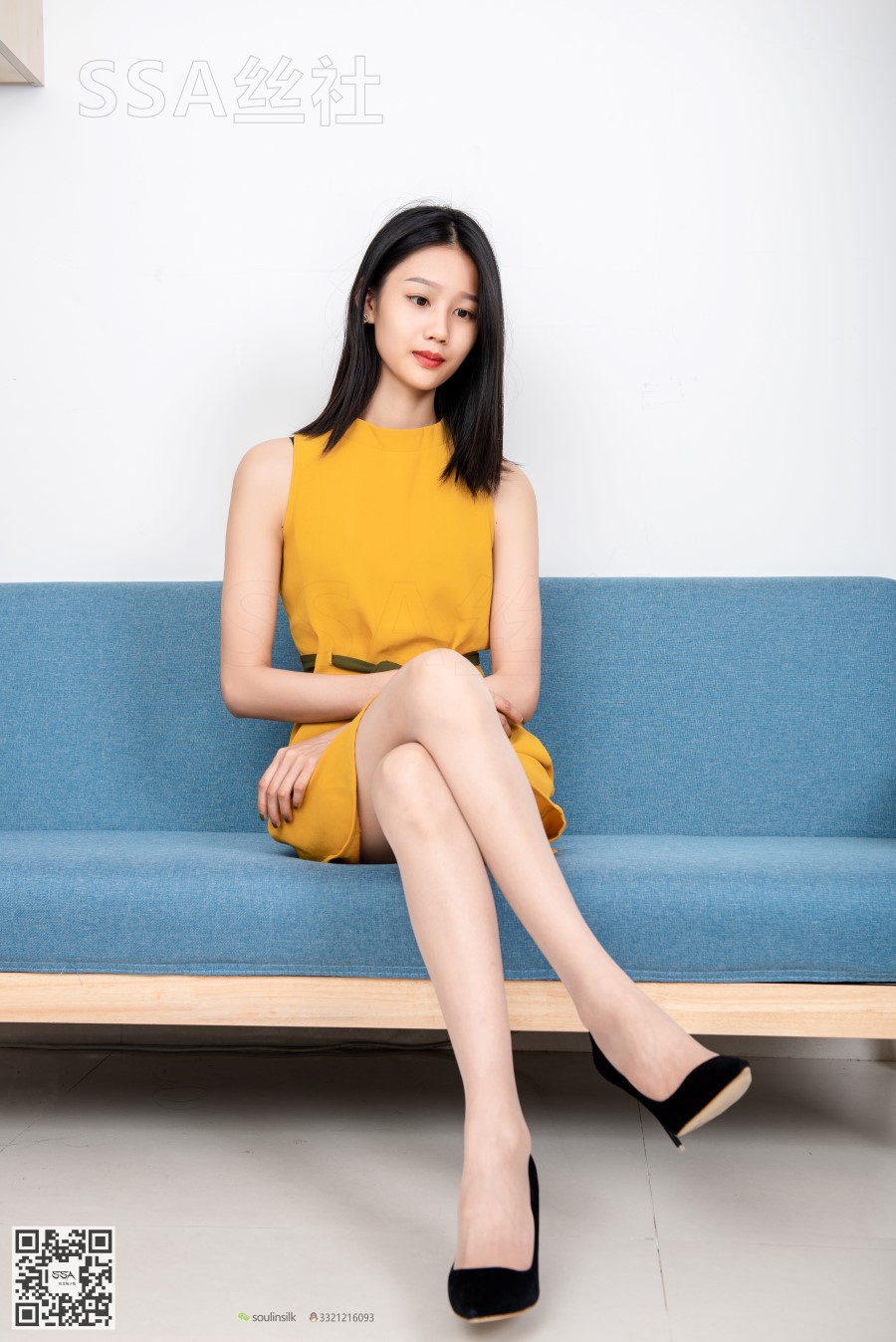 图片[1]-[SSA丝社]超清写真 NO.140 星星 橘黄色裙子肉丝穿搭示范 [128P/1.75GB]-无料摄影圈