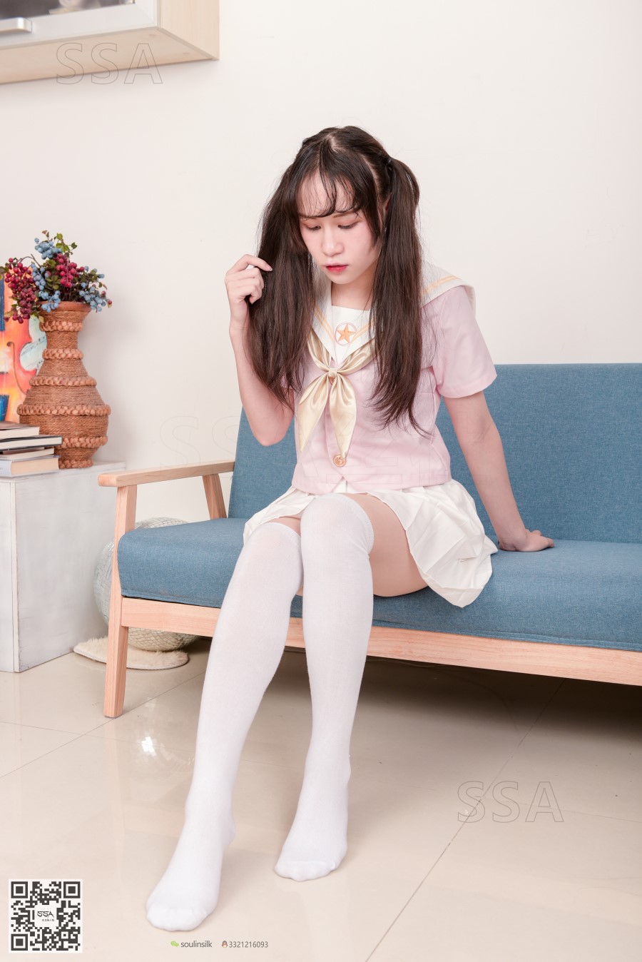图片[1]-[SSA丝社]超清写真 NO.144 丹丹 粉色JK制服的穿搭示范 [195P/2.56GB]-无料摄影圈