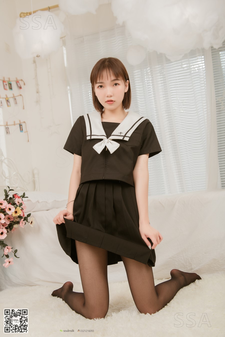 图片[2]-[SSA丝社]超清写真 NO.151 桃子 JK制服穿搭示范 [152P/0.99GB]-无料摄影圈