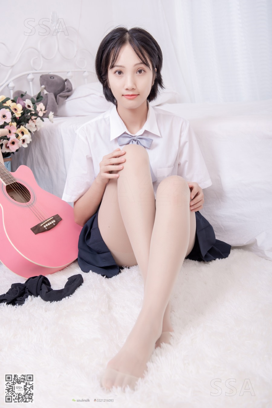 图片[1]-[SSA丝社]超清写真 NO.181 小佩 酒窝少女JK制服肉丝黑袜穿搭示范 [135P/1.44GB]-无料摄影圈